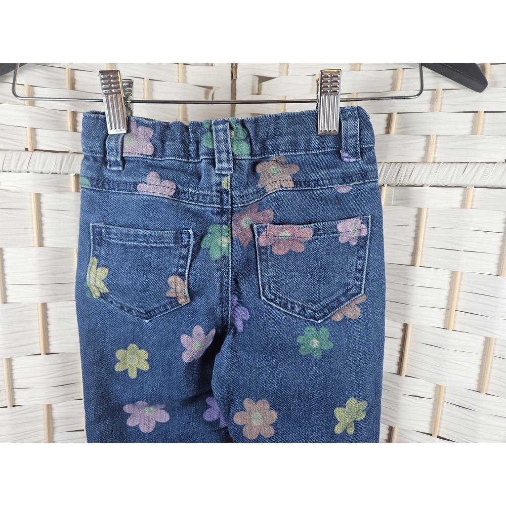 Garanimals Girls Floral Jeans Sz 4T Bloomcore Play School - Picture 8 of 16